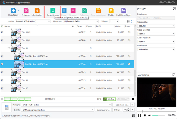Xilisoft DVD Ripper Ultimate
