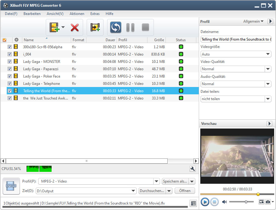 Xilisoft FLV MPEG Converter