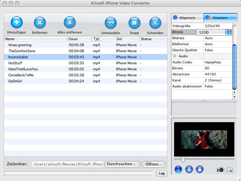 Xilisoft iPhone Video Converter for Mac