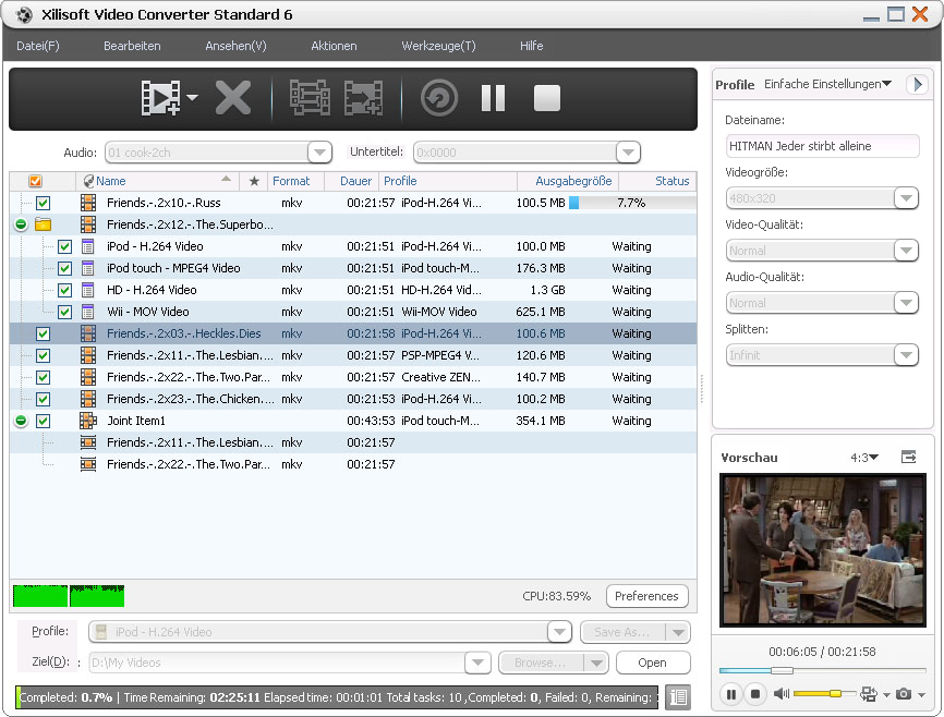 Xilisoft Video Converter Standard